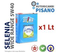 1 LITRO DI OLIO MOTORE ORIGINALE SELENIA GAS MULTIPOWER 5W40