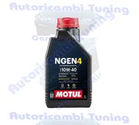 1 Litro LT Olio Motul Motore Auto NGEN 4 NGEN4 10W40 ACEA A3 B4