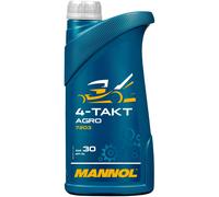 15x1 Litro Mannol 4-Takt Agro SAE 30 olio motore 7203 Api Sl Jaso Ma / MA2