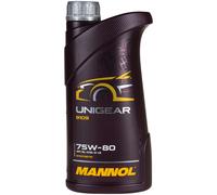 1 Litro MANNOL 8109 Unigear 75W-80 Olio Ingranaggi Api GL-4/GL-5 MIL-L 2105 C