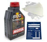 1 Litro MOTUL 8100 x-Cess gen2 5W40 Olio MB 229.5 226.5 A3 B4 Api Sp A40 Set