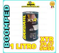 Bardahl - XTR C60 Racing 39.67 SAE 5W50 - Olio 100% Sintetico e Ultra Viscoso, per Motori Auto da Corsa o ad Elevata Potenza, Impiego Sportivo, Lubrificante per Performance Straordinarie, 1 L