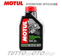 1 LITRO OLIO FRIZIONE MOTUL TRANSOIL EXPERT 10W40 API GL-4 SINTETICO MOTO 2T 4T