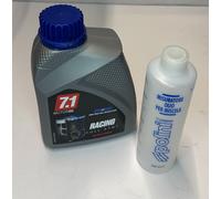 1 Litro Olio Miscela Malossi 7.1 2 Tempi Racing 100% Sintetico con Misurino