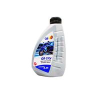 1 LITRO OLIO MISCELA MOTORE Q8 CITY SEMI SINTETICO MOTO SCOOTER API TC+ QE02