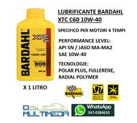 BARDAHL - OLIO MOTORE MOTO XTC 10W40 C60 ROAD
