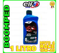1 LITRO OLIO MOTORE 4T ELF MOTO4 RACE 10W40 SYNT MOTO SCOOTER ET08