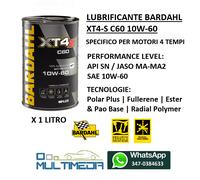 Bardahl - XT4-S C60 10W40 - Per Moto 4 Tempi 12 Pezzi