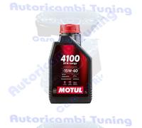 1 Litro Olio Motore Motul 4100 SYN NERGY 15W40 ACEA A3 B4 API SP SEMI SINTETICO