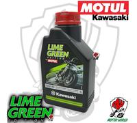 1 Litro OLIO MOTORE MOTUL KAWASAKI LIME GREEN 10W40 SPECIFICO Z650 Z750 Z800