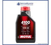 OLIO MOTORE MOTUL 10W40 MOTUL 4100 PROTECT 3 LITRI API SL CF BENZINA DIESEL GPL