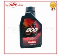 1 LITRO OLIO MOTUL 800 FACTORY LINE OFF ROAD 100% SINTETICO 2 TEMPI 104038 MO08