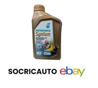 1 Litro Olio Petronas Syntium 5000 Xs 5W30 Syntethic C2 C3 FCA 955535-S3 NUOVO