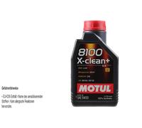 1 Litro Originale 106376 Motul 8100 X-Clean+ 5W30 Olio Motore VW Per BMW Porsche