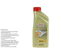 1 Litro Originale Castrol Olio Motore EDGE 5W-40