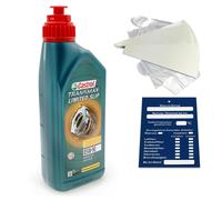 1 Litro Originale Castrol Transmax Limited Slip Z 85W90 Axle Fluido Cambio Set