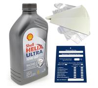 1 Litro Originale Shell Helix Ultra Racing 10W60 Olio Acea A3 B3 A3 B4 VW Set