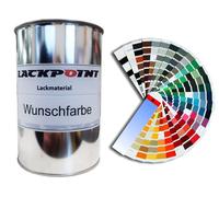 1 Litro Pronta All'Uso Vernici a Base Acqua per Idoneo Ford G1-7343 Black Pearl