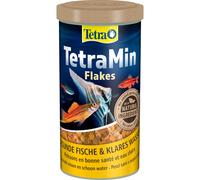 1 litro TetraMin Flakes Mangime Completo in Mix di Fiocchi Scaglie con Nutrienti di Alta Qualità per Tutti i Pesci Tropicali d'Acqua Dolce da Acquario