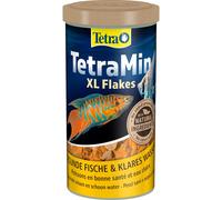1 litro TetraMin XL Flakes Mangime Completo in Mix di Fiocchi Scaglie con Nutrienti di Alta Qualità per Pesci Tropicali di Taglia Grande da Acquario di Acqua Dolce