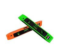 1 livella a bolla da 9 pollici con 3 bolle, mini livella a bolla portatile, strumento di bilanciamento orizzontale verticale, righello inclinometro(C)