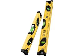 1 livella a bolla d'aria ad alta precisione in lega di alluminio, righello di livello magnetico potente, strumento di misurazione portatile(400mm common)