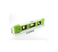 1 livella a bolla magnetica da 9 pollici, 3 bolle, mini livella a bolla portatile, livella verticale orizzontale, misurazione