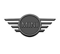 1 Logo Stemma Fregio Emblema Posteriore Per MINI COOPER F55 F56 F57 Nero Lucido