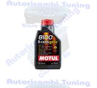 1 LT Litro Olio Motore Auto Motul 8100 X-CESS XCESS GEN2 5W40 ACEA A3 B4