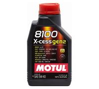 1 LT OLIO MOTORE AUTO 8100 X-cess 5W-40 MOTUL 100% SINTETICO ACEA A3/B4 102784