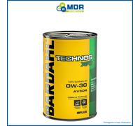 1 LT OLIO MOTORE BARDAHL TECHNOS XFS AV504 0W30 - 1 Litro