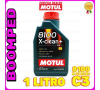 1 LT olio motore MOTUL 8100 X-CLEAN+ 5W-30 auto diesel benzina ACEA C3 MO42