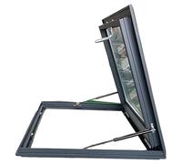 1 lucernario personalizzabile a mano - Botola di accesso al tetto resistente for soffitte, scantinati, garage e altro ancora(65x60cm)