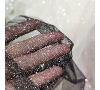 1 m x 150 cm, tessuto Sparkly di The Fabrics, paillettes, tulle, pizzo, tessuto a rete per accessori da sposa, abbigliamento fatto a mano, abito da sposa, decorazione per la casa