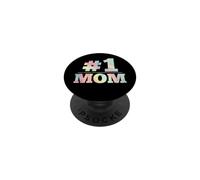 #1 Mamma Numero Uno Madre Donne Grafiche Distressed PopSockets PopGrip Adesivo