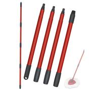 1 manico di ricambio per mocio rotante Vileda EasyWring e Triangle Spin Mop Base a 4 sezioni regolabile da 38 a 145 cm per la pulizia del pavimento (Nota: la testa del mocio e la base non sono incluse