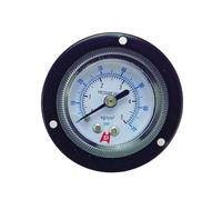 1 manometro da pannello Y40-ZT da 1,5" 40 mm 70 psi, manometro da pannello da 5 kg/cm2, filettatura posteriore PT1/8" con flangia anteriore