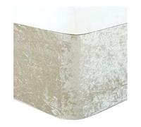 1 mantovana per letto matrimoniale, matrimoniale, matrimoniale, king size, in jersey ed elastico, avvolgente su 4 lati, 1 pezzo, colore: beige, 180 x 200 x 32 cm