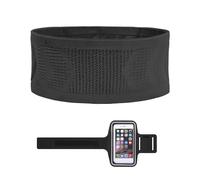 1 marsupio da corsa, 1 marsupio sportivo, marsupio per corsa, marsupio da bicicletta, unisex, marsupio traspirante, marsupio portatile (nero), Nero , taglia unica, alla moda