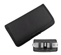 1 marsupio da uomo con gancio, tessuto Oxford nylon nylon marsupio, regalo da uomo, adatto per campeggio sportivo (nero)