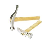 1 martello fatto a mano con manico in legno for la tomaia in pelle for la cucitura a mano dei punti di allacciatura, strumento leggero for la creazione di scarpe.(Long style)