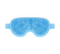 1 maschera oculare riutilizzabile con gel caldo/freddo Horktrust, maschera unisex, il miglior impacco rinfrescante per il trattamento della blefarite e del gonfiore oculare. Colore blu