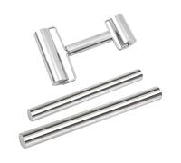 1 Mattarello A Doppia Punta E 2 Mattarelli Dritti, Mattarelli In Acciaio Inossidabile, Strumenti Da Forno, Strumento Mattarello Multifunzione