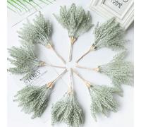 1 mazzo (6 teste) / 3 mazzi (18 teste) di piante artificiali, spighe di grano, materiali fai-da-te per corone, decorazione per la casa, regali per Capodanno e San Valentino, decorazioni per feste di c