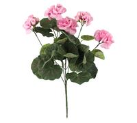 1 Mazzo di Geranio Artificiale Rosso Rosa Fiori Pianta Fiore Artificiale
