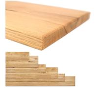 1 mensola da parete in rovere, ripiano da cucina, davanzale della finestra, in legno massello, molte misure, ripiano rustico, supporto da parete sospeso, p. libri (profondità 30 cm, larghezza 130 cm)
