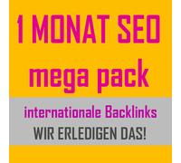 1 Mese Seo - Mega Seo Pacchetto - Internazionale Backlinks - Seo Mix - Backlink