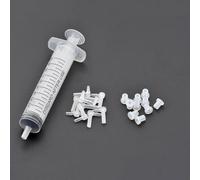 1 metro 4 6 8 Colore CISS INK Tubo in PVC PVC con ghigno del tubo e tappo in gomma compatibili con kit di accessori cis ciss(Black on Green)