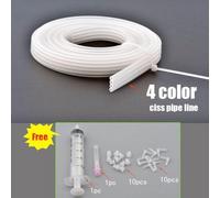 1 metro 4 6 8 Colore CISS INK Tubo in PVC PVC con ghigno del tubo e tappo in gomma compatibili con kit di accessori cis ciss(4 color tube)