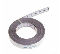 1 metro a nastro in acciaio, con scala trasparente e supporto, per strumenti per la lavorazione del legno, inclusi tavoli da sega e banchi da lavoro (4 m L-R)